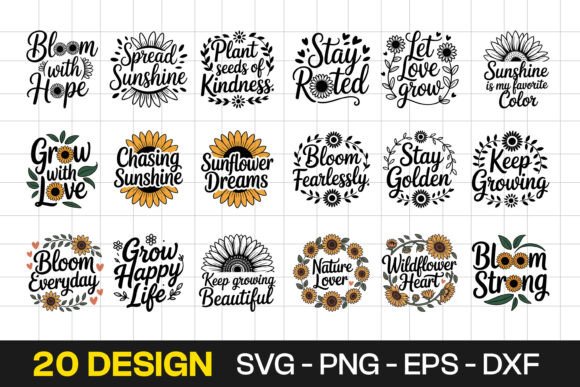 Floral Inspirational Quotes Typography