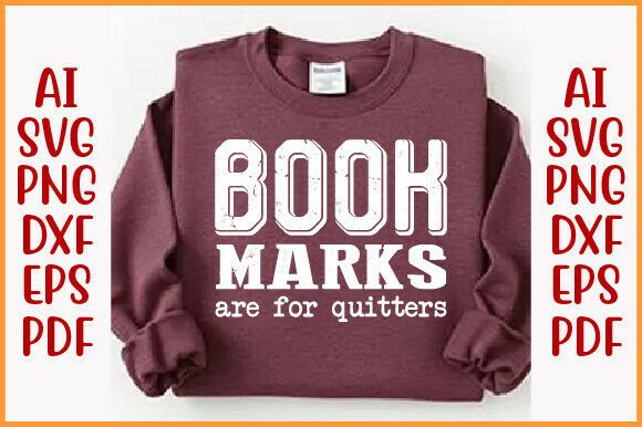 Funny Book Marks Reading Quote SVG Retro Review
