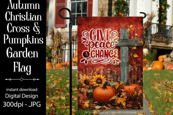 Reviewing Christian Saying Autumn Garden Flag D11