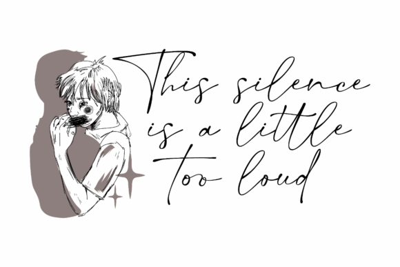 Silence Too Loud, Emo Girl Art