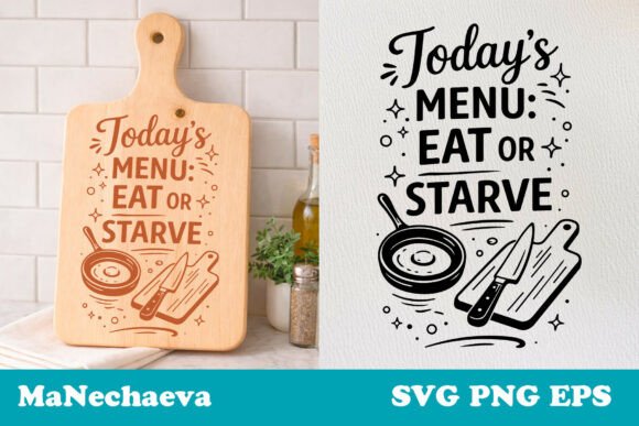 Today's Menu Eat or Starve: A Bold Kitchen Embroidery Review